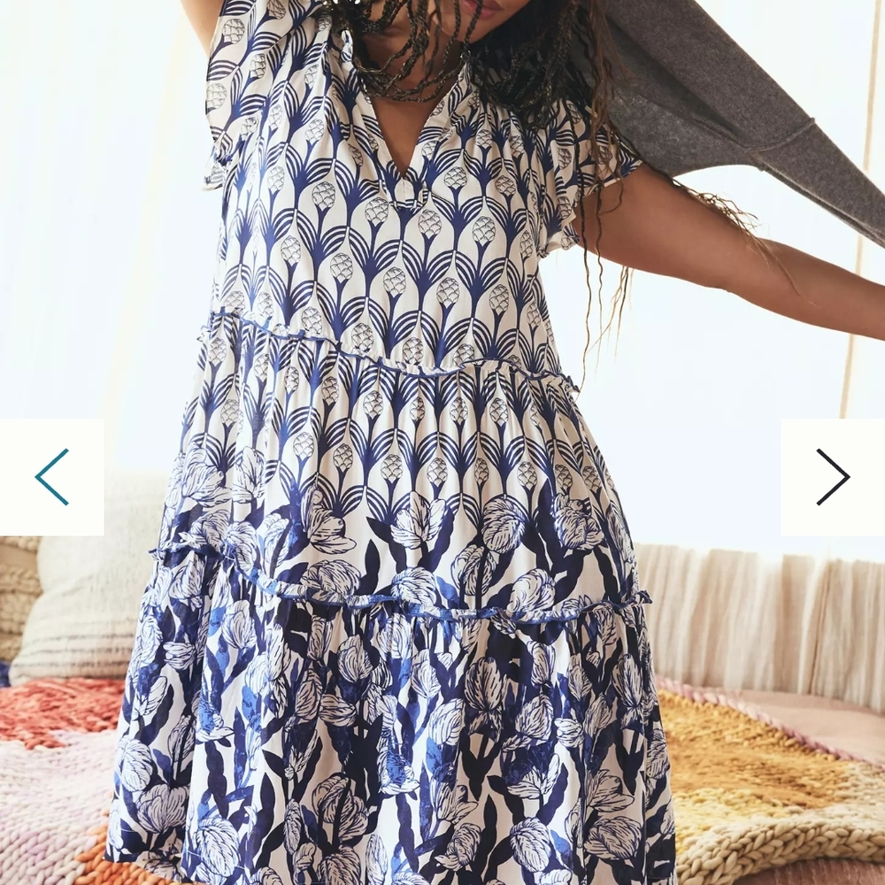 Anthropologie Patterned Women's Dress